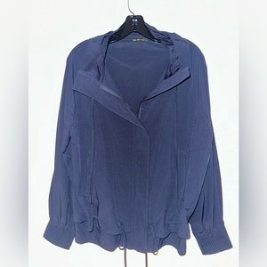 Kobi Halperin Navy blue zip up jacket!